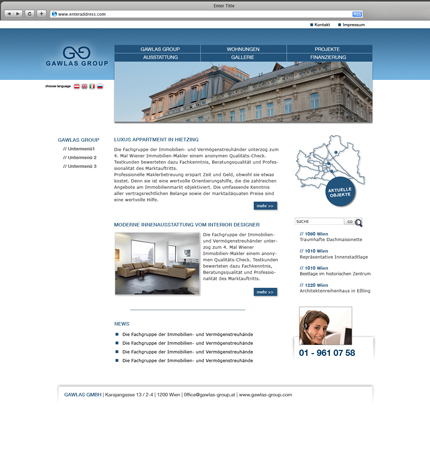 Immobilien Wien Webseite