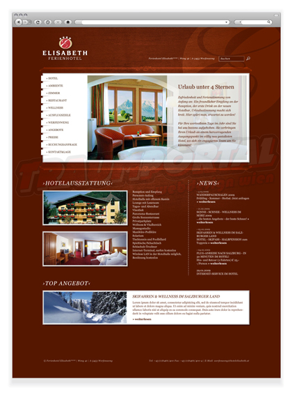 Hotel Elisabeth Webseite