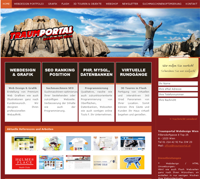 Webseite Homepage Gestaltung Internetpräsenz Firmenwebseite